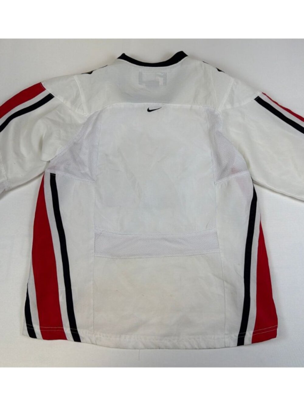 VTG Nike Team Canada Hockey Jersey L/XL White Red Nike Hockey Engineered Mens - Picture 2 of 12